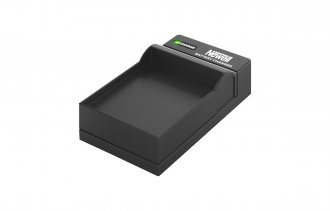 Karikues baterie Newell DC USB NB‑10L për Canon, me portë USB, me LED tregues, ngjyrë e zezë
