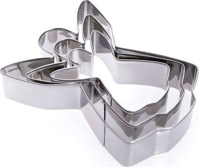 Set forma keku engjëll, 3 copë, çelik inoks, argjend
