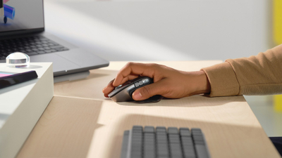 Maus wireless Logitech MX Master 3S për Mac, ergonomik, Space Grey