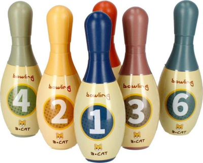 Set bowlingu për kalamaj MEGA CREATIVE 487903, 8 pjesë, plastikë, shumëngjyrësh