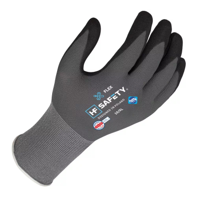 Doreza pune Extralink HF Safety Flex, masa 11 XXL, 1 palë, gri me të zezë