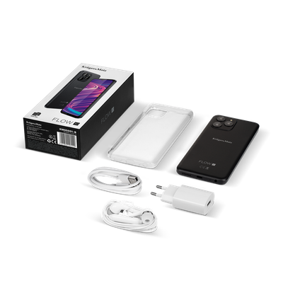 Мобилен телефон Kruger&amp;Matz Flow 10, 6.52\", 64GB, 4GB RAM, црн