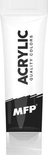 Bojë akrilike MFP Maestro, tub 75ml, e bardhë