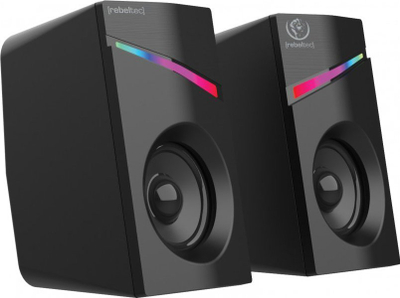 Boksë kompjuteri Rebeltec Pop 2.0, 12W, RGB, të zeza