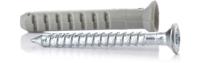 Set ankorash Haushalt Hammer Fixing 8x50, 6 copë, gri