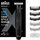 Trimer elektrik Braun Series XT3 Face+Body, tehu 4D çelik inox, rezistent ndaj ujit, i zi