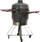 Grill qeramik TunaBone Kamado Pro 22", 56cm, me rrota, gri e errët