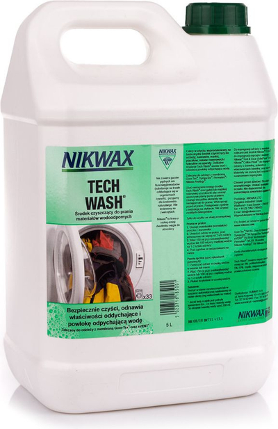 Solucion pastrues për veshje Nikwax Tech Wash, 5000 ml, për veshje teknike dhe outdoor