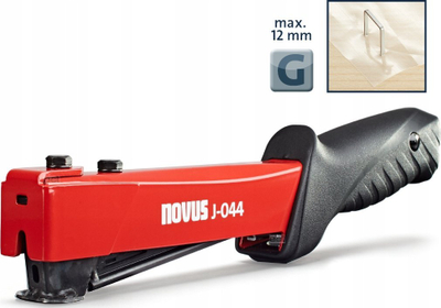 Капс машина чекан Novus J-044, капси 6-12mm, метално тело, сива
