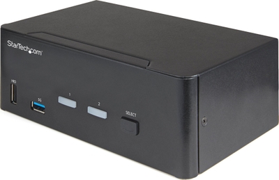 KVM switch StarTech 2 Port Dual Monitor HDMI, 4K 60Hz, USB 3.0, i zi