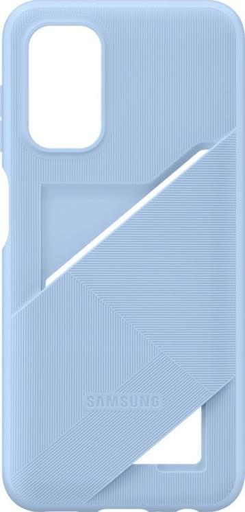 Mbrojtëse telefoni Samsung Card Slot Cover Galaxy A13 4G, me xhep për kartë, TPU, e kaltër