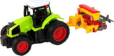 Traktor lodër me telekomandë Leantoys, R/C 1:16, me baler, i gjelbër