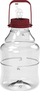 Demijon plastik Unbreakable, 10L, me dorezë, transparent