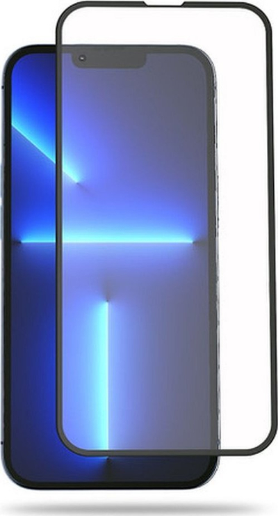Mbrojtës ekrani BestSuit Flexible 5D, Hybrid Glass me ngjitje të plotë, për iPhone 15 Pro Max, i zi