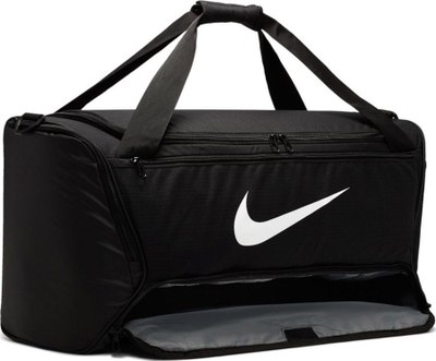 Çantë sportive Nike Brasilia Training Duffel Medium, 60L, me rrip shpatulle, e zezë