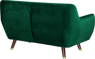 Divan BODO Velvet, 2 vendsh, kadife, jeshile smerald