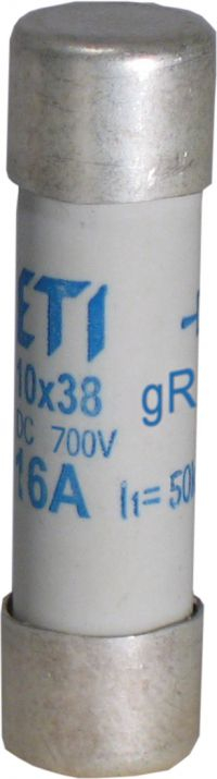 Siguresë cilindrike Eti-Polam, CH10, PV, 10 x 38 mm, 20 A, 1000 V