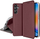 Këllëf magnetik Futera Smart Magneto për Samsung Galaxy A26 5G, portofol, ngjyrë burgundy
