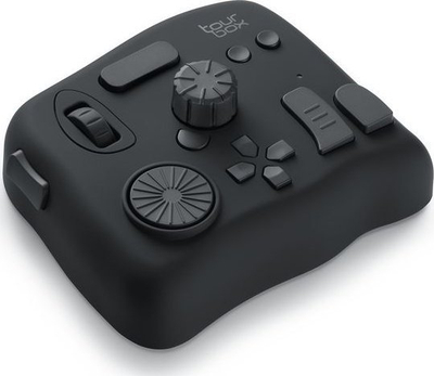 Kontroller kreativ TourBox NEO, me kabllo, programueshëm, ngjyrë e zezë