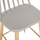 Stol bari mesatar Vanessa 45x48x96Hcm (HM9300.10), gri