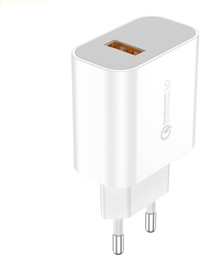 Karikues telefoni Foneng EU46, 1x USB QC 3.0, kabllo USB C, i bardhë