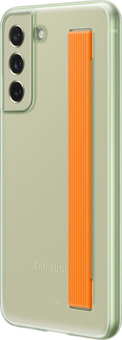 Mbrojtëse Alcantara për Samsung Galaxy S21 FE, e gjelbër
