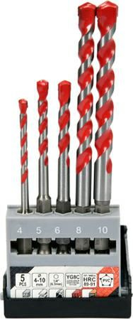 Set sfurqesh universale Yato YT-44789, 4-10 mm, bisht hex 1/4", 5 copë