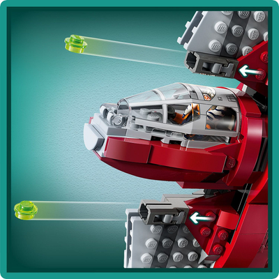 Set LEGO Star Wars Jedi Shuttle T-6 Ahsoka Tano 75362, 601 copa, 9 vjeç+