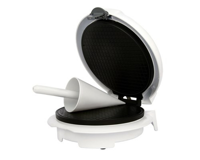 Aparat për waffle Adler AD 3038, 1500W, pllaka 18 cm, i bardhë