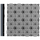 Pllakë kopshti MOSAIC Black, plastike, 39.7x39.7 cm, e zezë