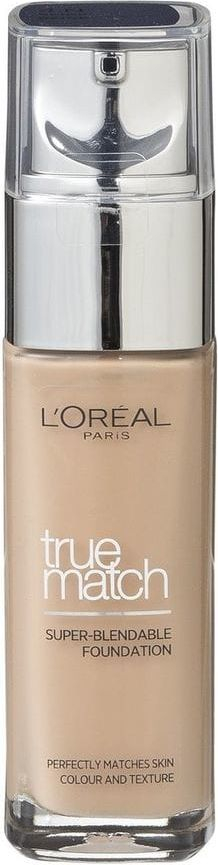 Fondatin L’Oreal Paris True Match N4 Beige, e lehtë që përzihet bukur, 30 ml
