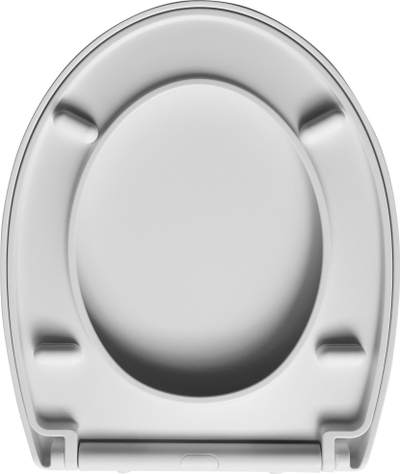 Kapak tualeti Domoletti Pp-E1, mbyllje e butë, PP, i bardhë