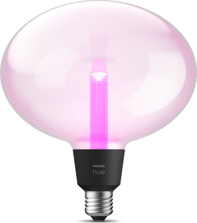 Llambë e zgjuar Philips Hue Ellipse, LED RGB, Bluetooth E27, 6.5W, transparente