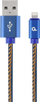 Kabllo Gembird USB A - Lightning (CC-USB2J-AMLM-1M-BL), 1m, blu