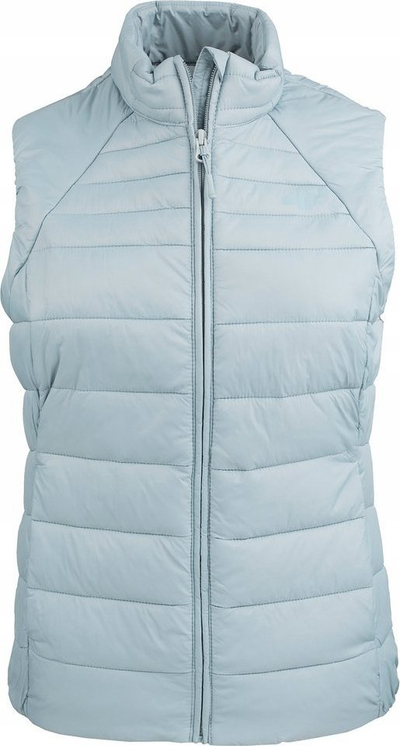 Jelek për goca 4F F091, mbushje sintetike 4FWarm, pa kapuç, blu e hapur