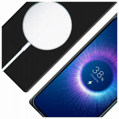 Mbulesë telefoni 3MK Hardy MagSilicone për Samsung Galaxy S25 Ultra, MagSafe, silikon, e zezë