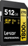 Kartë memorie Lexar Professional 1800x SDXC Gold Series, 512GB, UHS II U3