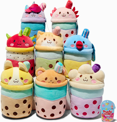 Lodër pelushi EPEE Bubble Tea Bąblusie Strawberry Creature 600561, 21cm, luleshtrydhe, rozë