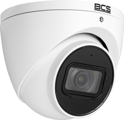 Kamerë dome IP BCS BCS-L-EIP25FSR5-Ai1, 5MP, PoE, e bardhë