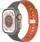 Rrip ore inteligjente FIXED Mag Silicone për Apple Watch 42/44/45/46/49mm, silikon, mbyllje magnetike, gri e hapur