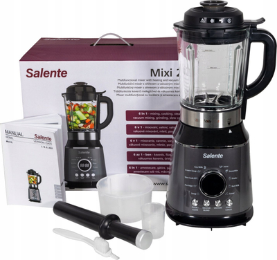 Blender Evolveo Salente Mixi, 2 litra, me funksion gatimi edhe vakumi, gri