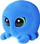 Figurinë lodër Flockies Blue Crab, seri me figura për koleksion, gaforre blu