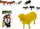 Set figurina Hipo Domestic Animals, 8 copë, 10 cm, me ngjyra