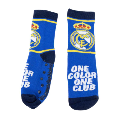 Çorape dimri Real Madrid Cerda Junior, antirrëshqitëse, set me 2 palë, blu edhe gri