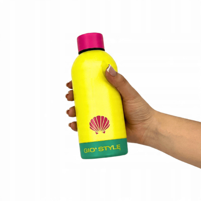 Shishe çeliku FLUO Bottle 0.5L, 500 ml, çelik inox, shumëngjyrëshe