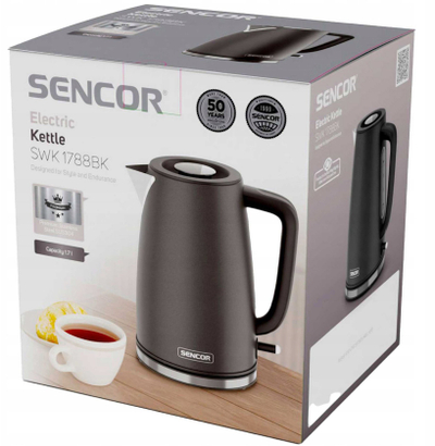 Zierëse elektrike Sencor SWK 1788BK, 1.7L, 2200W, e zezë