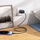 Karikues muror Hoco N55, 20W, 3A, me kabllo Lightning, i zi