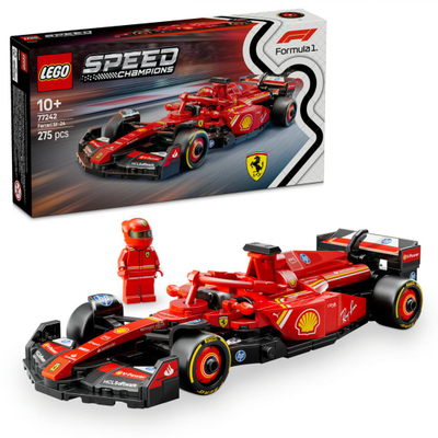 Lodër ndërtimi LEGO Speed Champions Ferrari SF-24 F1, model garash, për fëmijë 10+