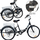 Преклопен велосипед 3-KOOWY 24", Shimano 6 брзини, црн
