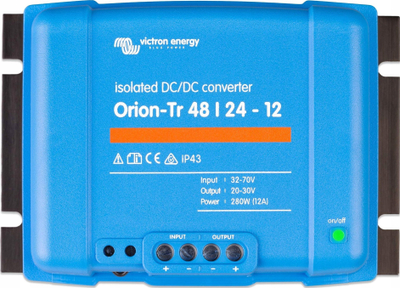 Konvertues DC Victron Energy Orion-Tr 48/24-12, 280W, blu